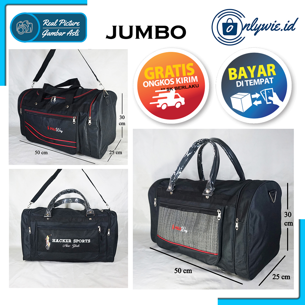 Lazada Indonesia - Tas Pakaian Mudik Ukuran Besar Tas Travel Bag Koper Jumbo Tas Baju Travel Termurah Bisa COD Bayar di Tempat