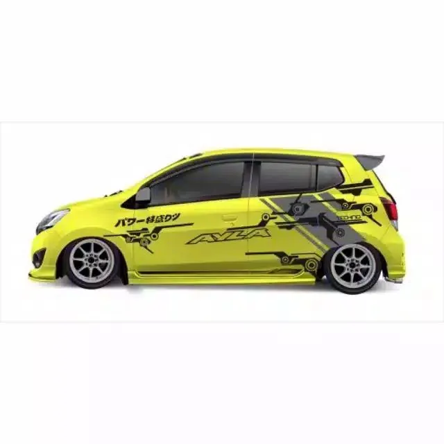 Stiker Sticker Mobil Ayla Cutting Stiker Ayla Stripe Ayla Striping Ayla Terbaru Lazada Indonesia