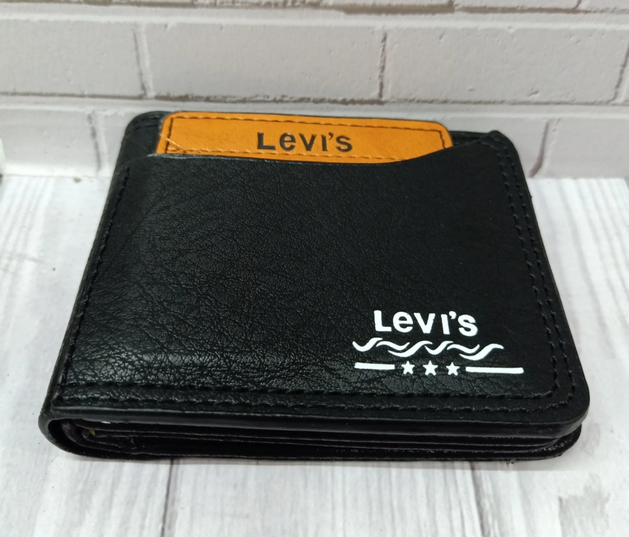 Dompet Kulit Dompet Pria Dompet Lipat Dompet Fashion Pria 5 Inchi Levis Lazada Indonesia
