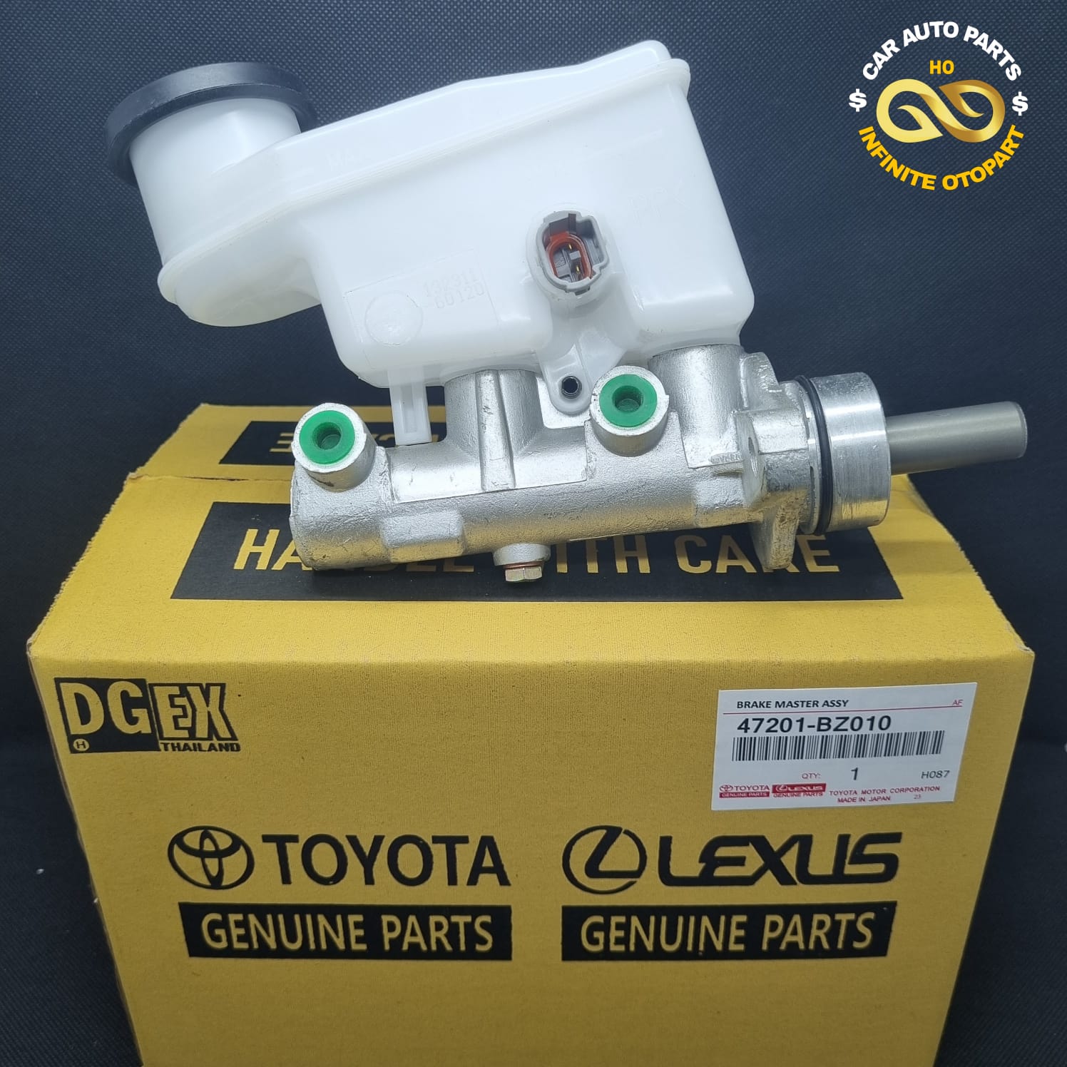 BM ASSY BRAKE MASTER REM ATAS AVANZA 1.3 XENIA 1300CC 47201-BZ010 TOY GARANSI Harga 285,000 rupiah*Gratis Ongkir