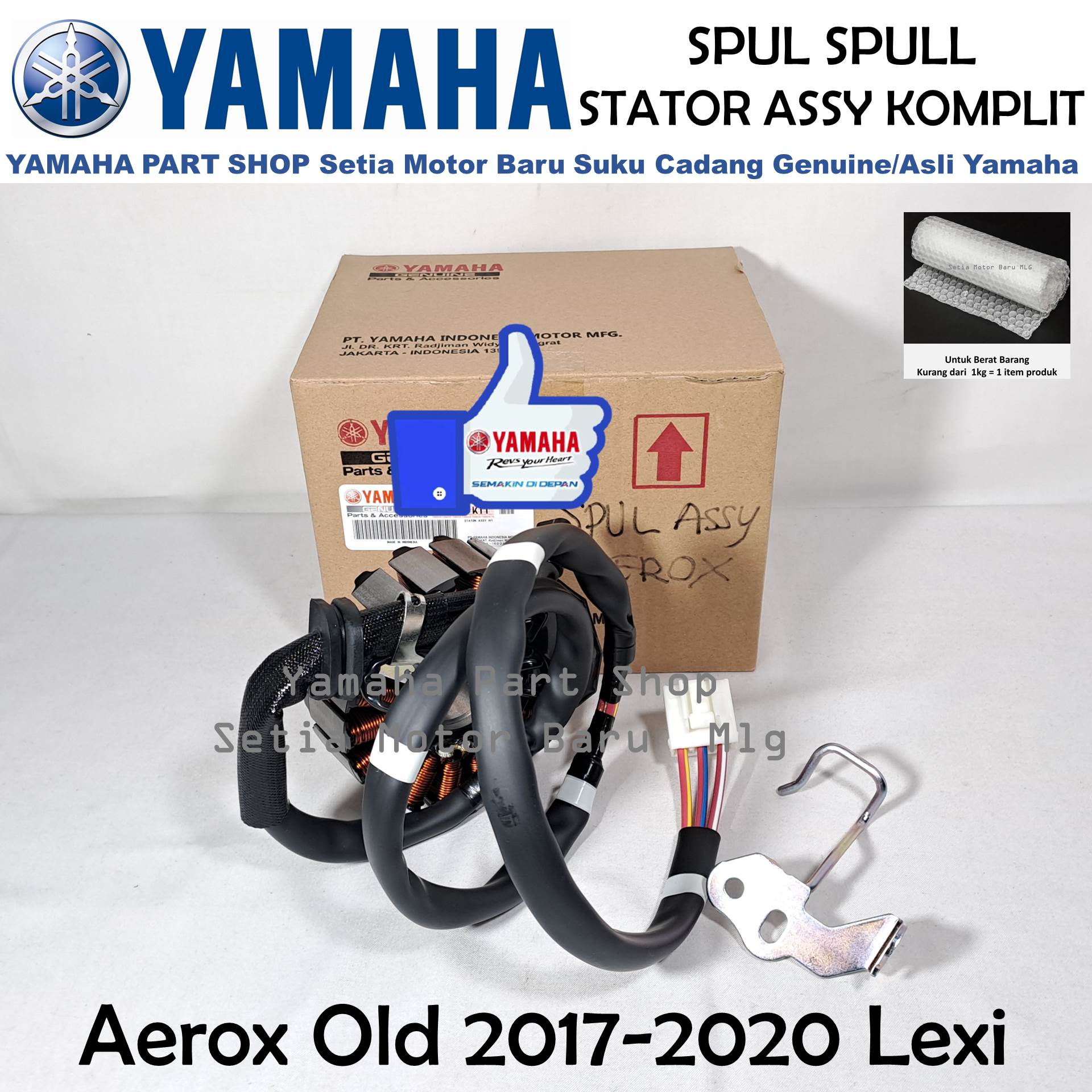 Spul Spull Stator Komplit Assy Aerox Old 2017-2020 Lexi Asli Yamaha Cabang Setia Motor Baru Surabaya Harga 1,165,230 rupiah*Gratis Ongkir