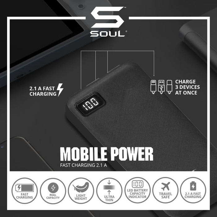 power bank soul led