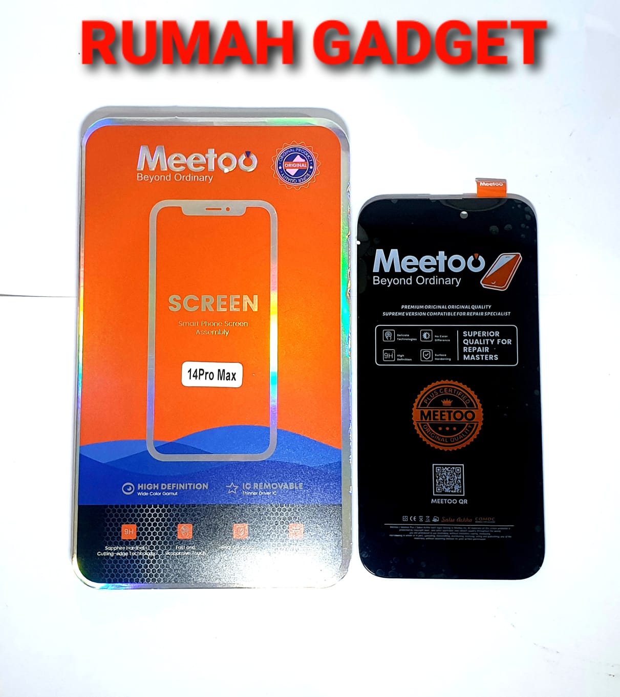 LCD Meetoo IP14/14 Pro/14 Pro Max/IP15 Promax/15 pro fullset touchscreen Harga 849,000 rupiah*Gratis Ongkir