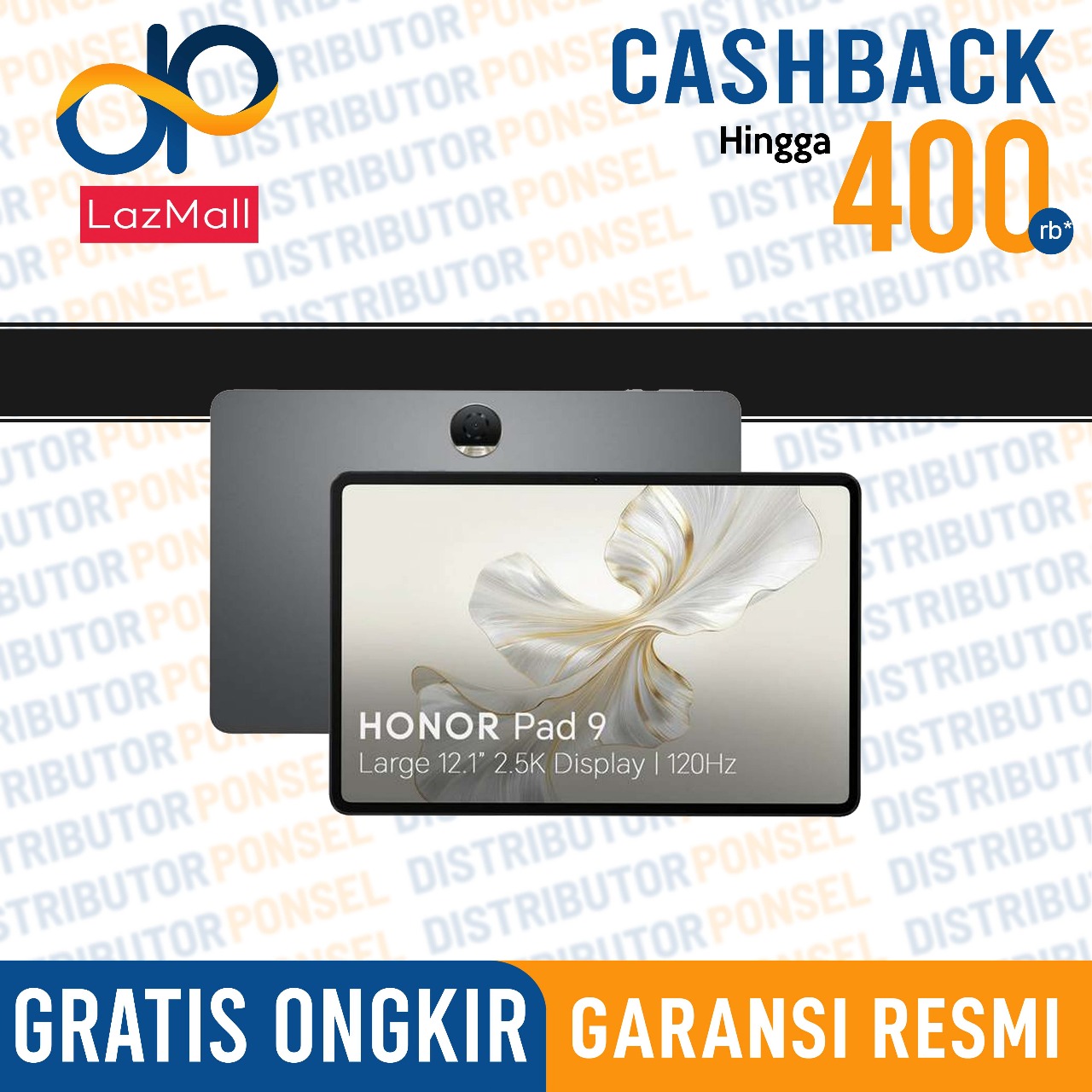 Honor Pad 9 8/256GB Space Grey Garansi Resmi Harga 4,675,000 rupiah*Gratis Ongkir