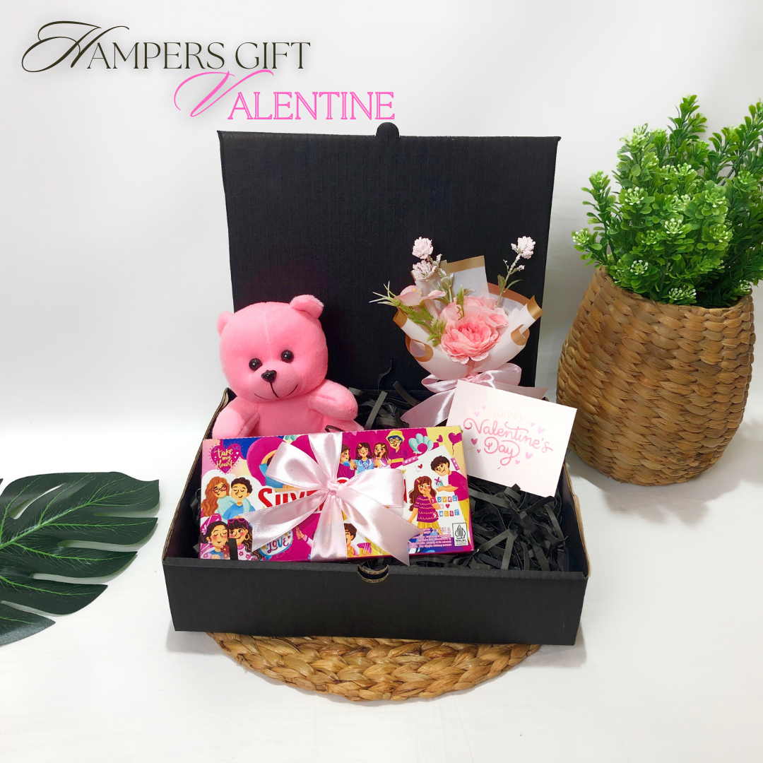 Kado Valentine Hampers hadiah box Valentine / Anniversary / Ulang Tahun Kado Ulang Tahun Cewek Tema Wa…