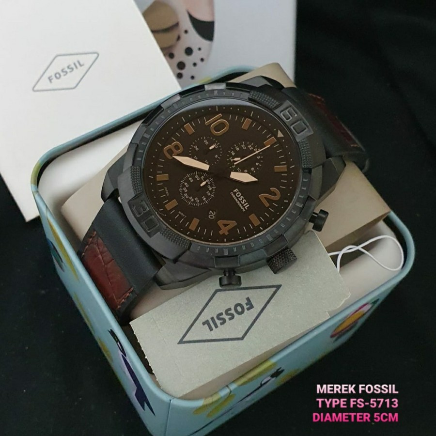 Big Sale Jam Tangan Pria Keren Fossil Bronson FS 5714 FS 5713