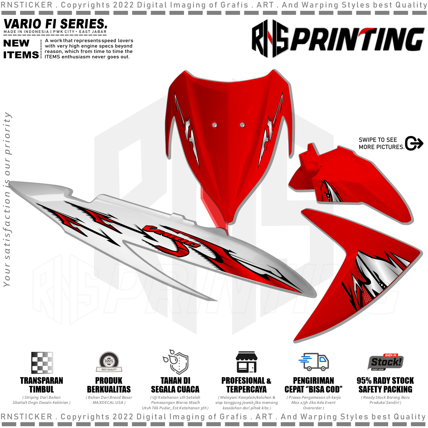 Rns Transparent Striping Vario 110 Fi Cwe Sticker Vario 110 Fi Striping Vario 110 Fi Esp Varky Style Harga 35,091 rupiah*Gratis Ongkir