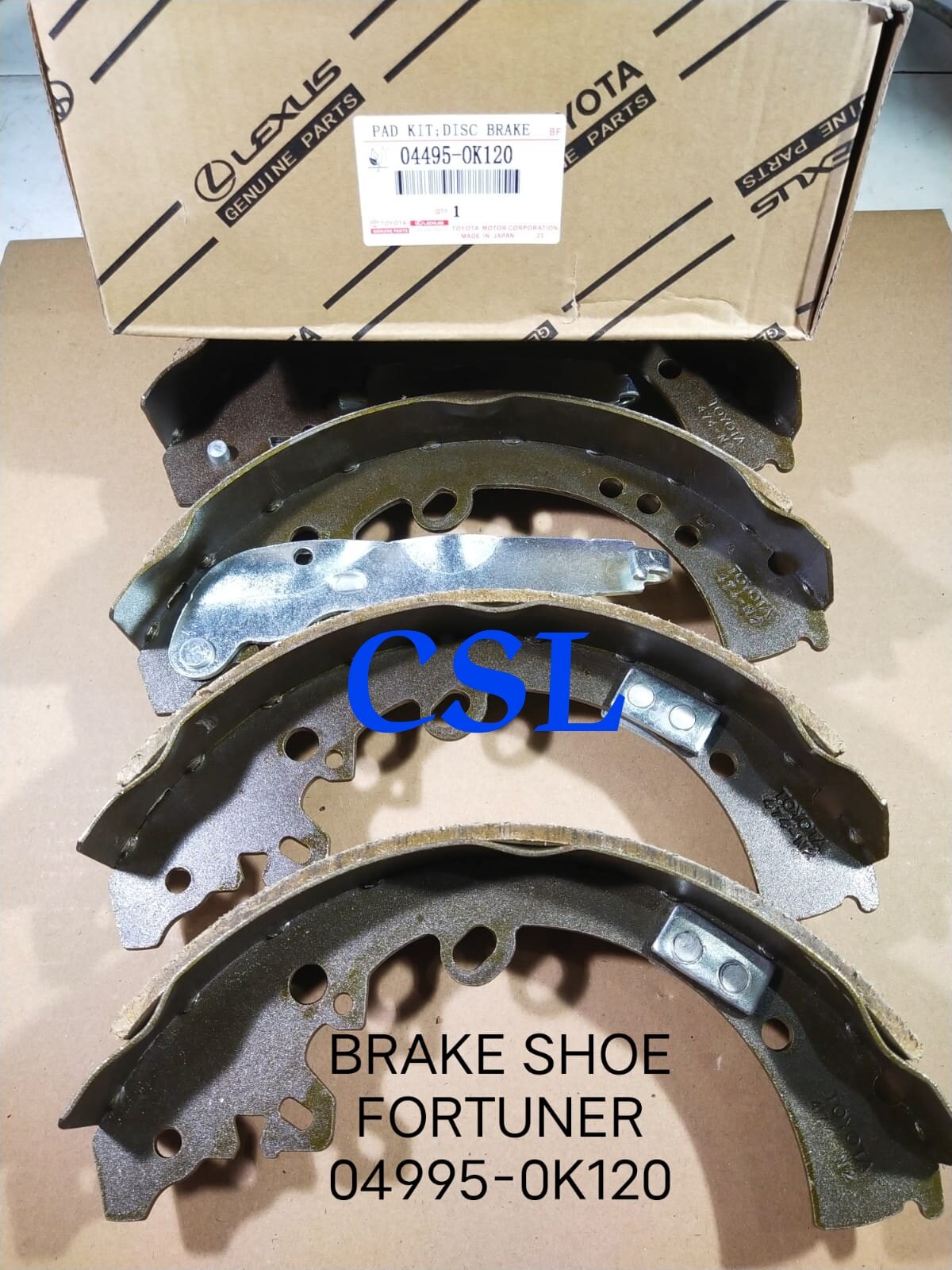 Brake Shoe Rear Brake Pads Hilux Vigo Fortuner 2005-2015 Ok120 Brake Harga 270,000 rupiah*Gratis Ongkir