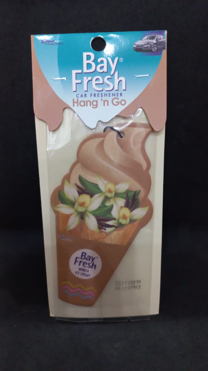 PARFUM MOBIL BAY FRESH CAR FRESHNER HANG N GO VANILLA ICE CREAM Harga 16,000 rupiah*Gratis Ongkir