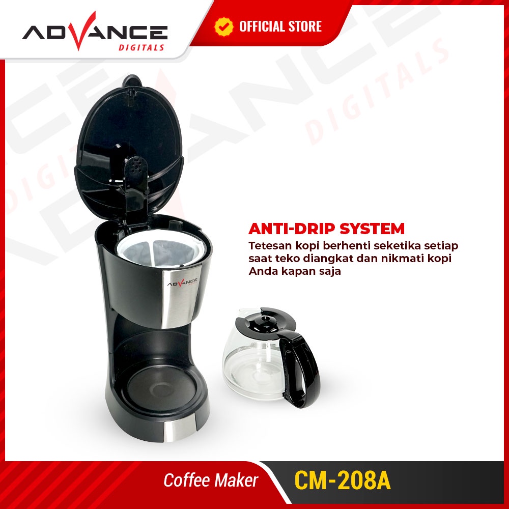Advance Coffee Maker Mesin Kopi Espresso - CM208A