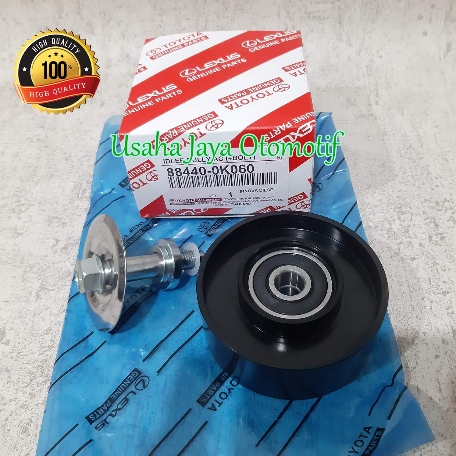 BEARING TENSIONER UNTUK AC 128029 PULY PULI TENSIONER AC INOVA DIESEL HILUX DIESEL PU128029 Harga 165,000 rupiah*Gratis Ongkir