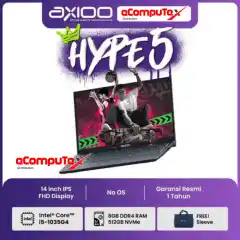 Axioo Mybook Hype 5 core i5 8/512GB Notebook 14inch 8Gb 14" Resmi