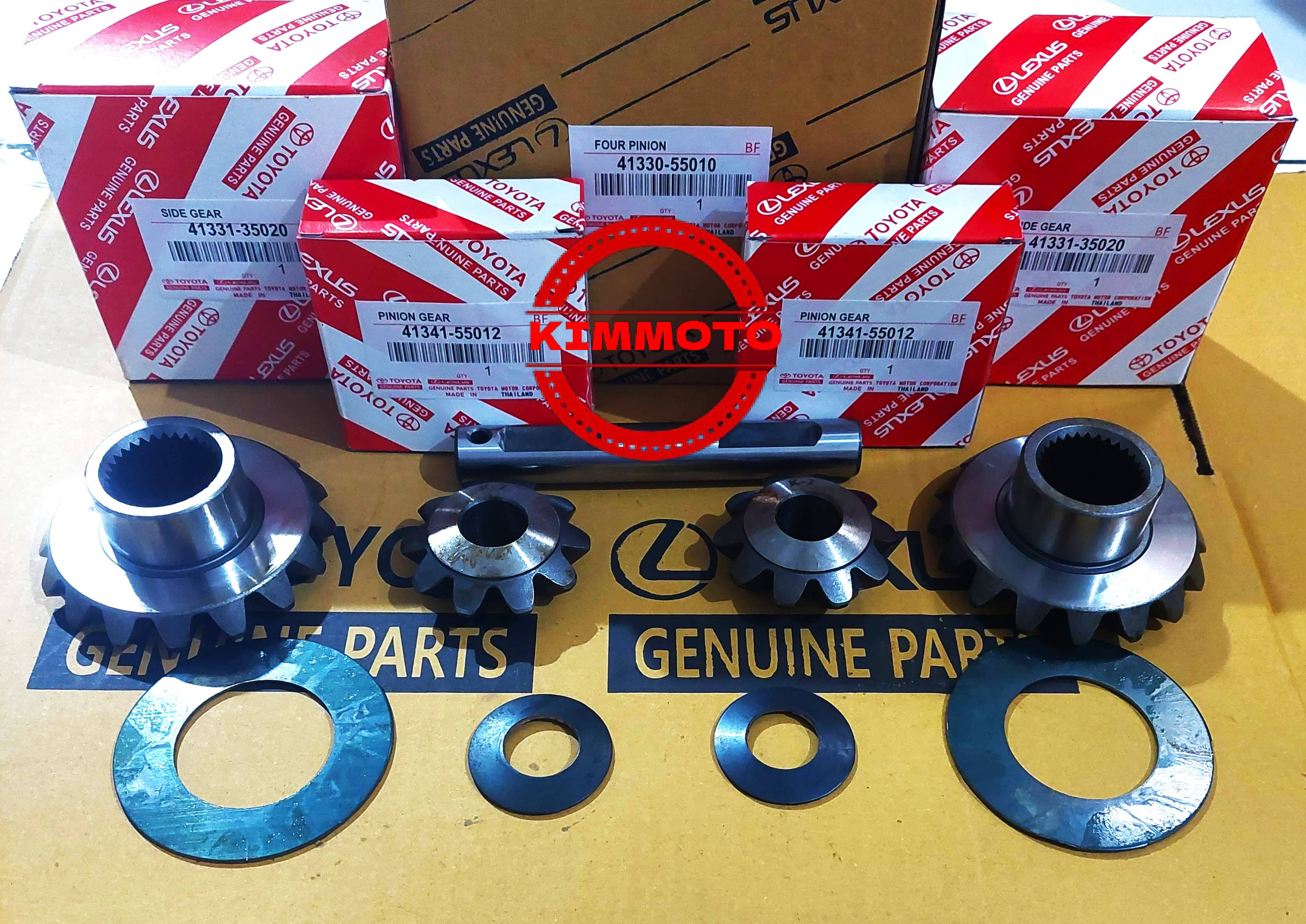 GIGI BOLU SET GEAR KIT FOUR PINION MOBIL TOYOTA HARDTOP 2F Harga 550,000 rupiah*Gratis Ongkir