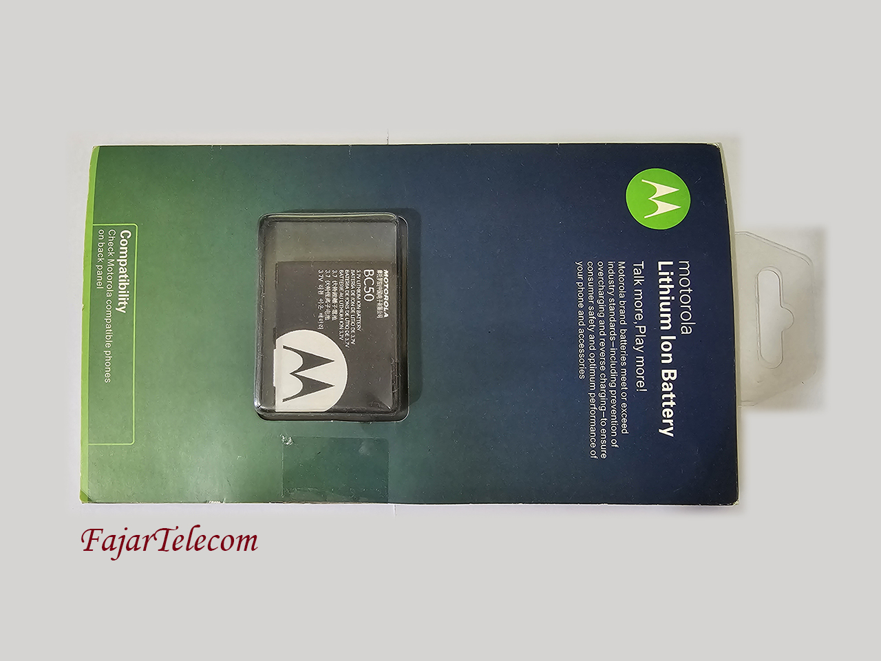 Baterai Motorola Bc50 Ori Untuk Aura C168 C257 C261 Em35 Rokr I296