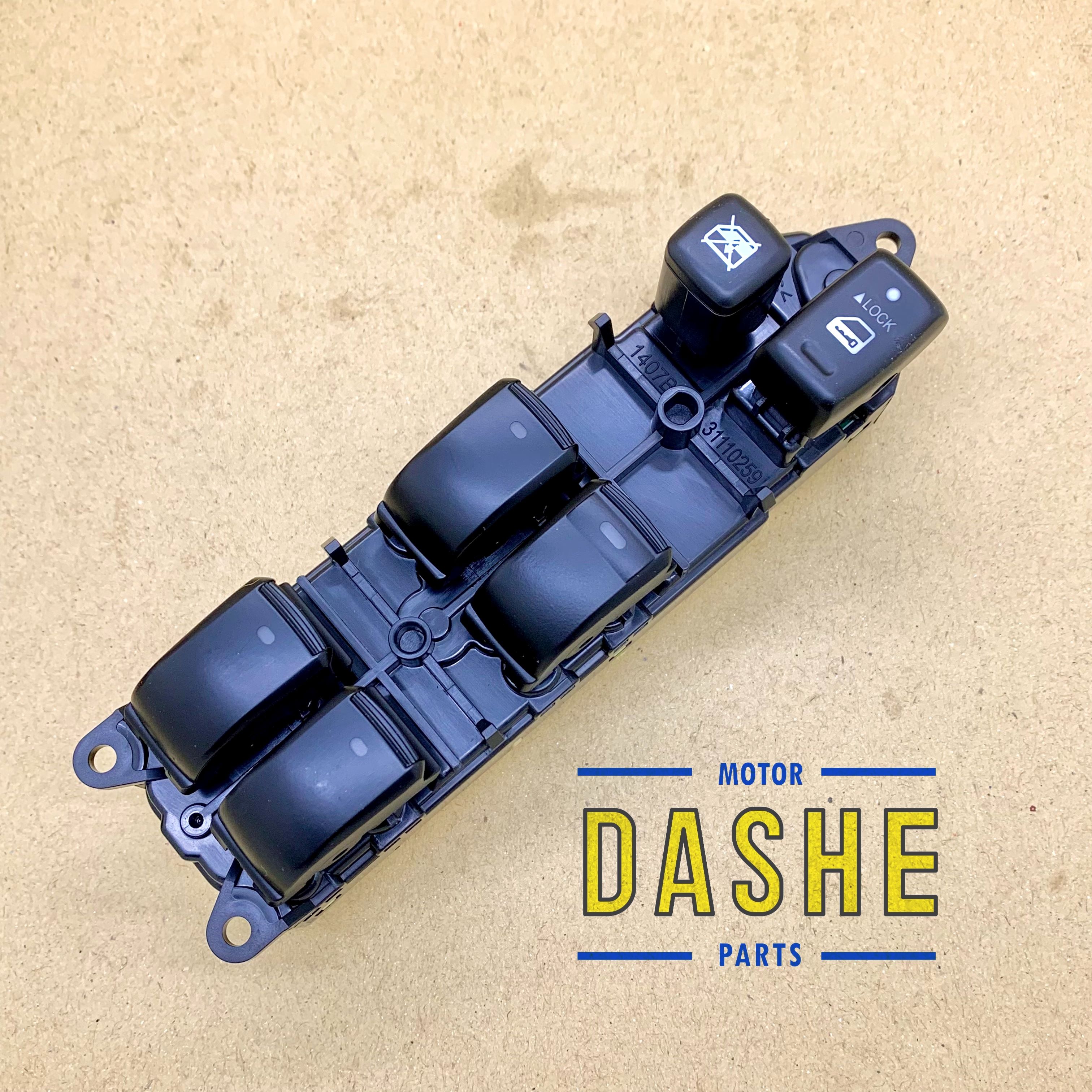 Toyota Wish Ane10 Ane11 Zne10 Zne14 - 2003 to 2009 Master Switch Power Window Switch Driver's Window Button Harga 760,000 rupiah*Gratis Ongkir