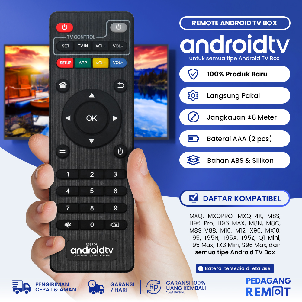 Télécommande pour boîtier multimédia Android 6.0 tv box MXQ PRO 4K Ultra HD  + Kodi 17.5