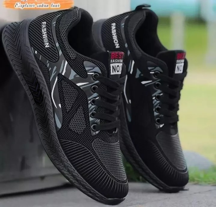 D_All Collection - Promo Sepatu Pria Fashion Sneakers Unisex 2 warna  / Sepatu Olahraga Model Kasual