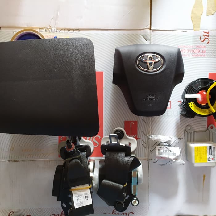 PAKET LENGKAP KESELAMATAN AIRBAG STIR PENGEMUDI DAN DASHBOARD PENUMPANG SAFETY BELT MOBIL AVANZA ORIGINAL Harga 10,515,999 rupiah*Gratis Ongkir