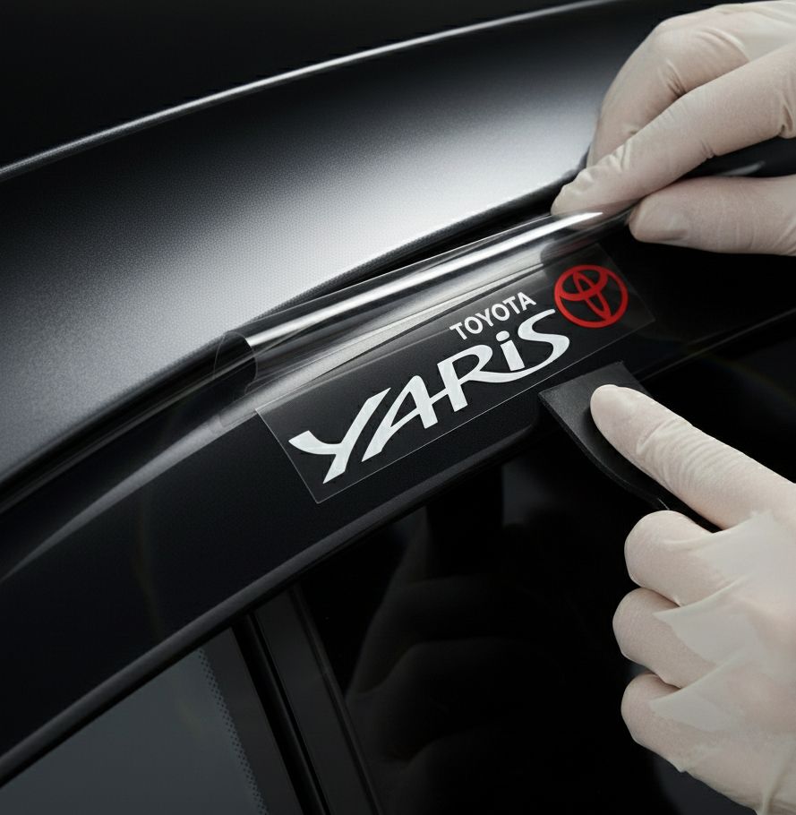 Cutting Stickers Are Suitable for Various Toyota Yaris Water Gutters. Harga 11,500 rupiah*Gratis Ongkir