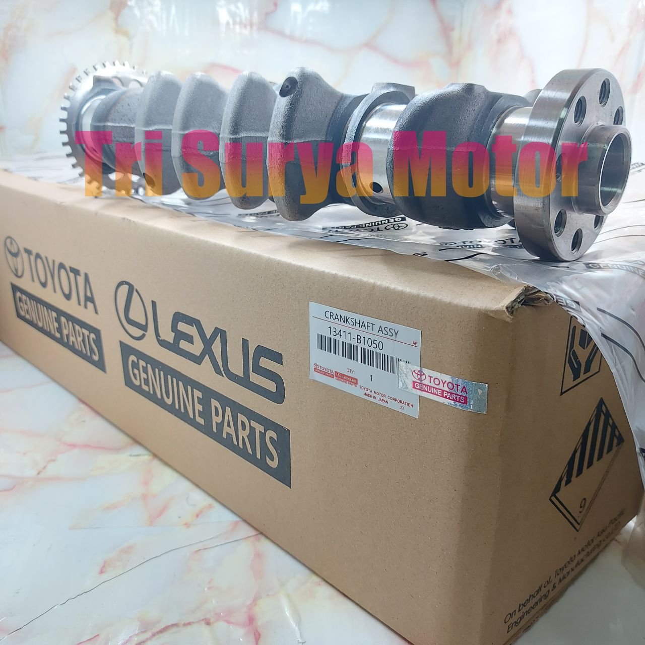 CRANKSHAFT KRUK AS KER AS GRAND NEW AVANZA 1.3CC/GREAT XENIA NEW 1NR DUAL VVTI 2016 UP ORI Harga  1,350,000 Ringgit*Penghantaran Percuma