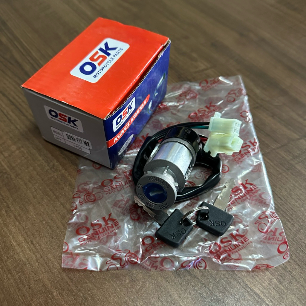 (Only) Osk Supra Fit New Contact Key Keyset Key Set Complete Kit for Motorcycle Ktl Fit X S Boss Jumbo Harga 21,996 rupiah*Gratis Ongkir