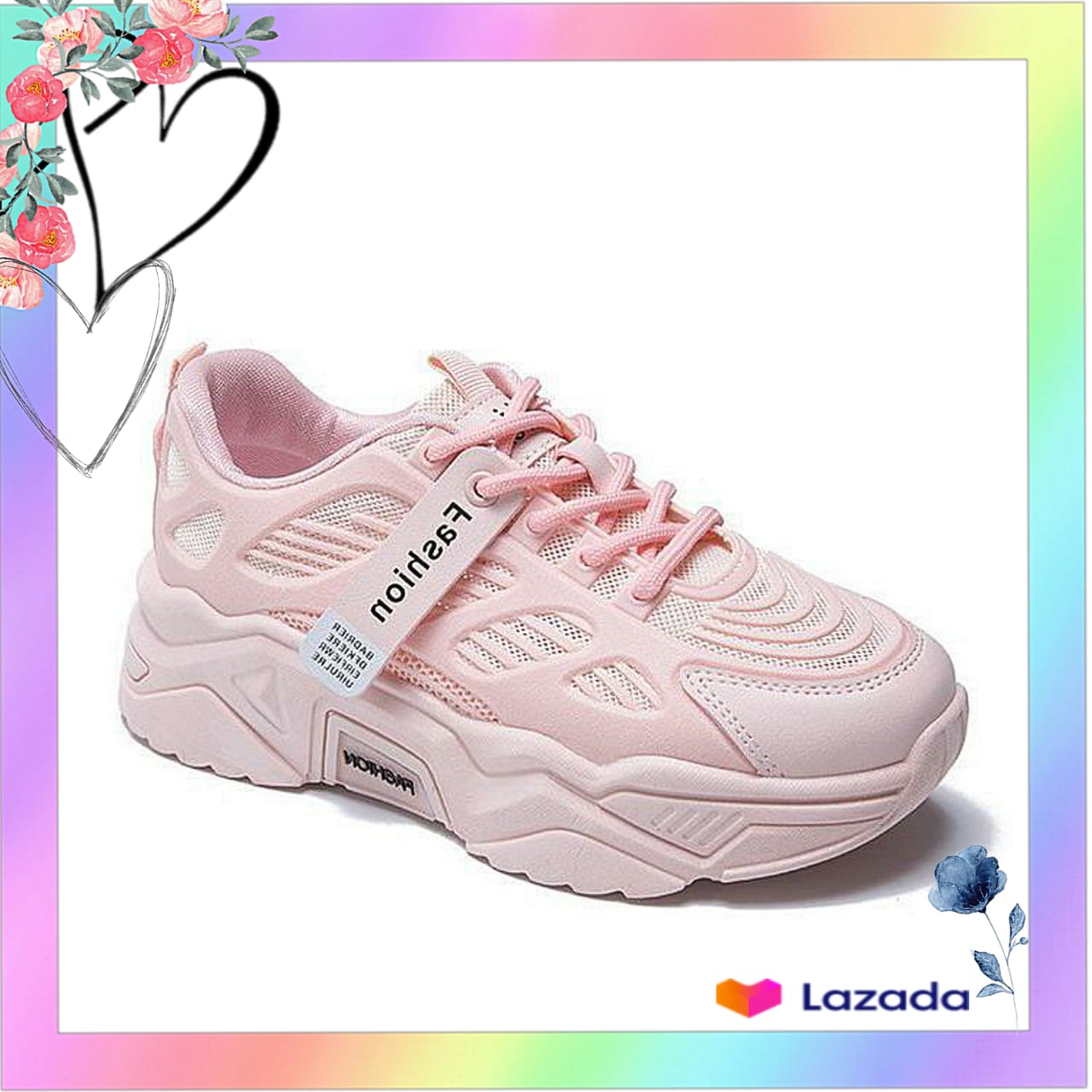 ZATANNA (COD) SEPATU SNEAKERS WANITA KOREA IMPORT FASHION 99% sesuai gambar - SHG089