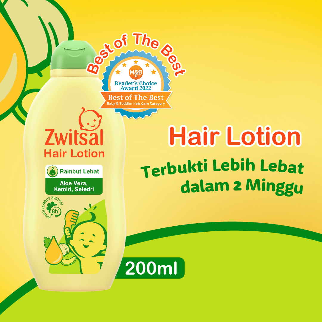 Zwitsal Baby Hair Lotion Aloe Vera Kemiri Seledri Penumbuh Rambut