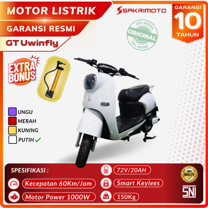 MOTOR LISTRIK UWINFLY | GN+ | GOLDEN TURTLE+ GARANSI RESMI UWINFLY - TECH ZONE Harga 10,262,000 rupiah*Gratis Ongkir
