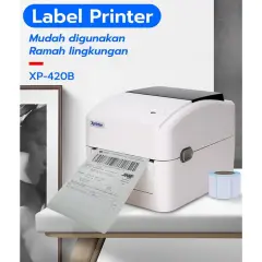 BARCODE PRINTER THERMAL XPRINTER XP-4601B - ALAMAT RESI MARKETPLACE - TANPA TINTA TERMURAH