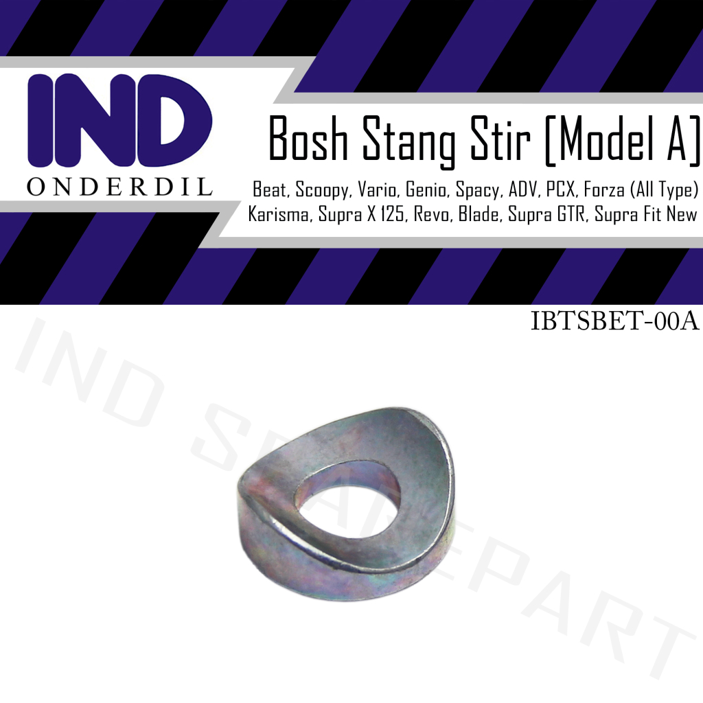 Bosh-Bos-Collar-Colar Dudukan Pengunci Baut Stang Stir-Steering Model A Honda Beat-FI-Street-eSP-New & Scoopy-LED-F1 & Spacy & Vario 110 Techno-125-150 & ADV & PCX & Forza Harga 3,400 rupiah*Gratis Ongkir