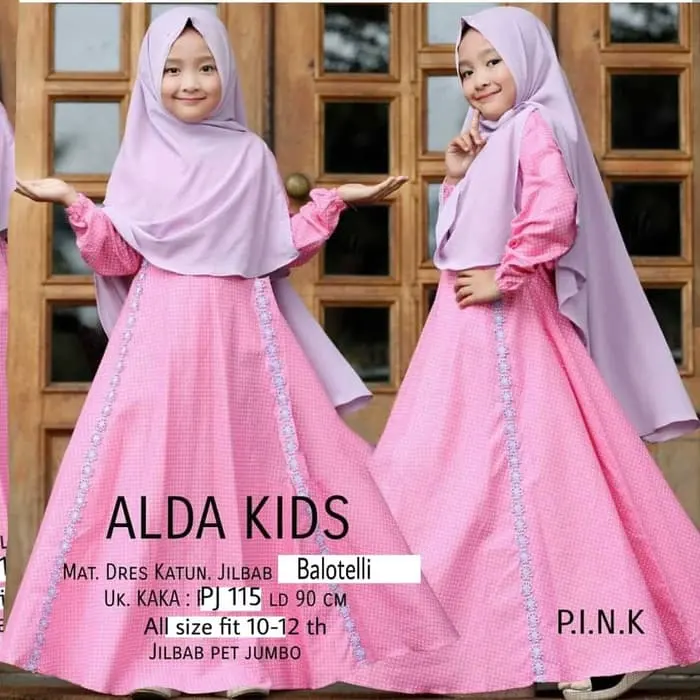Dress Murah Bagus Pakaian Muda Jaman Sekarang Baju Gamis Anak Perempuan Terbaru 2020 Fashion Trend Kids Import Setelan Lebaran Anak2 Trbaru Kekinian Bayi Muslim Alda Kids Baju Muslim Gamis Anak Perempuan
