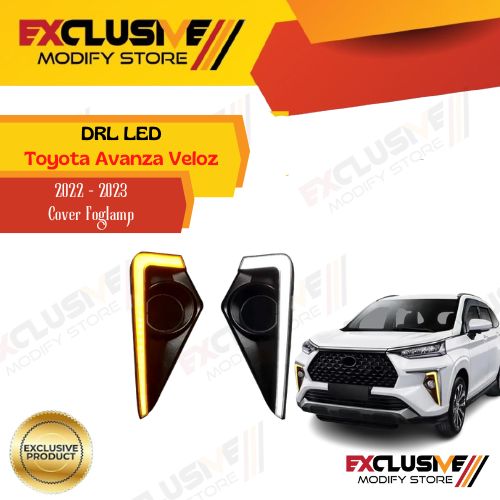 Toyota Avanza Veloz 2022 DRL front Foglamp cover Harga 900,000 rupiah*Gratis Ongkir
