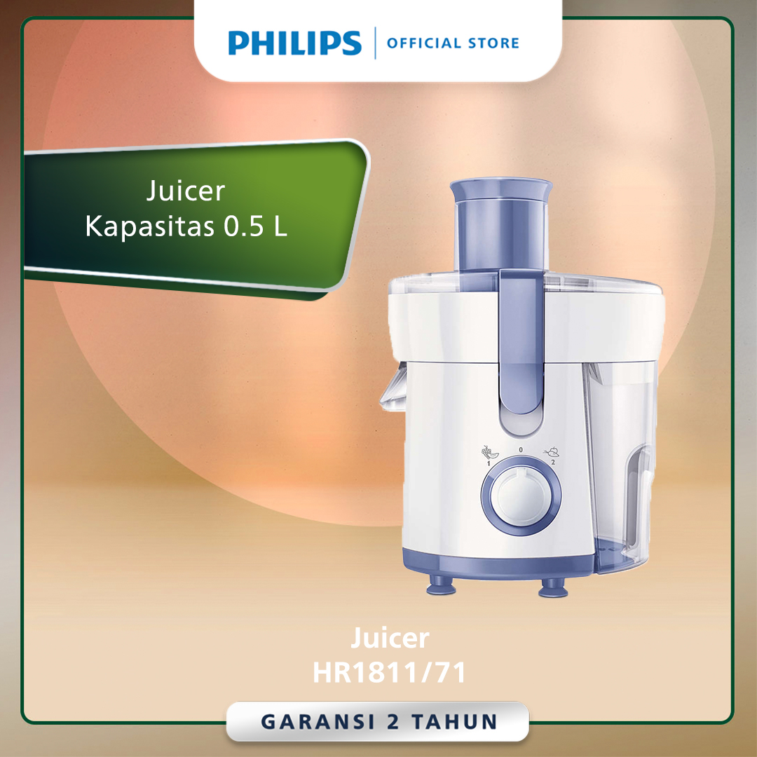 Philips Daily Collection Juicer HR1811/71 Putih Juicer Philips Blender  Juicer