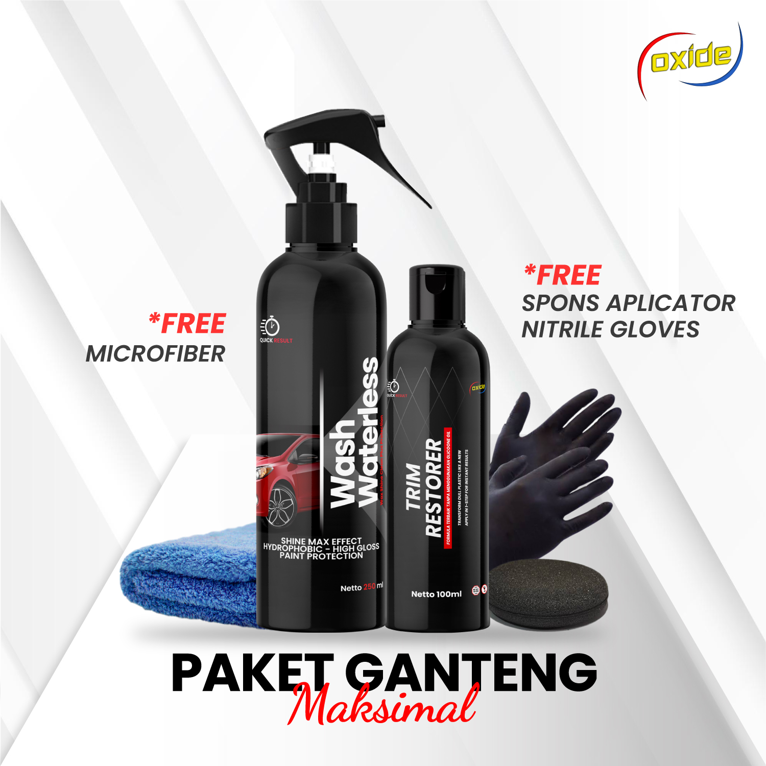 Oxide penghitam motor body permanent origina & cleaning lustres vehicle body Harga 49,000 Ringgit*Penghantaran Percuma
