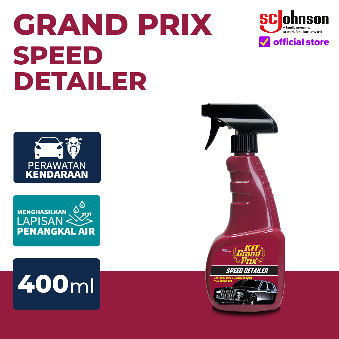KIT Grand Prix Speed Detailer 400mL Harga 81,450 rupiah*Gratis Ongkir