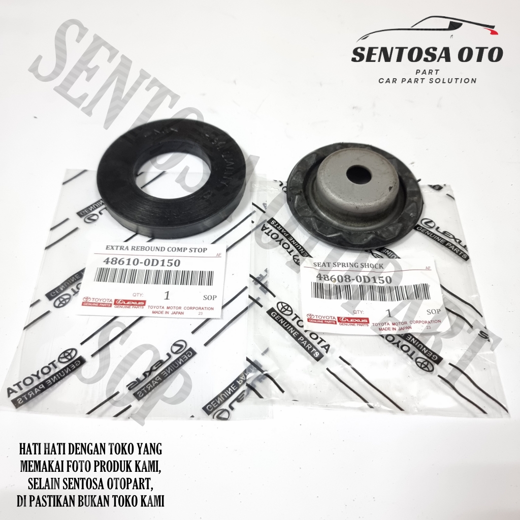 Rubber support placemats & Extra shock absorber front Yaris new Vios all new Yaris vios limo original Harga 45,000 rupiah*Gratis Ongkir