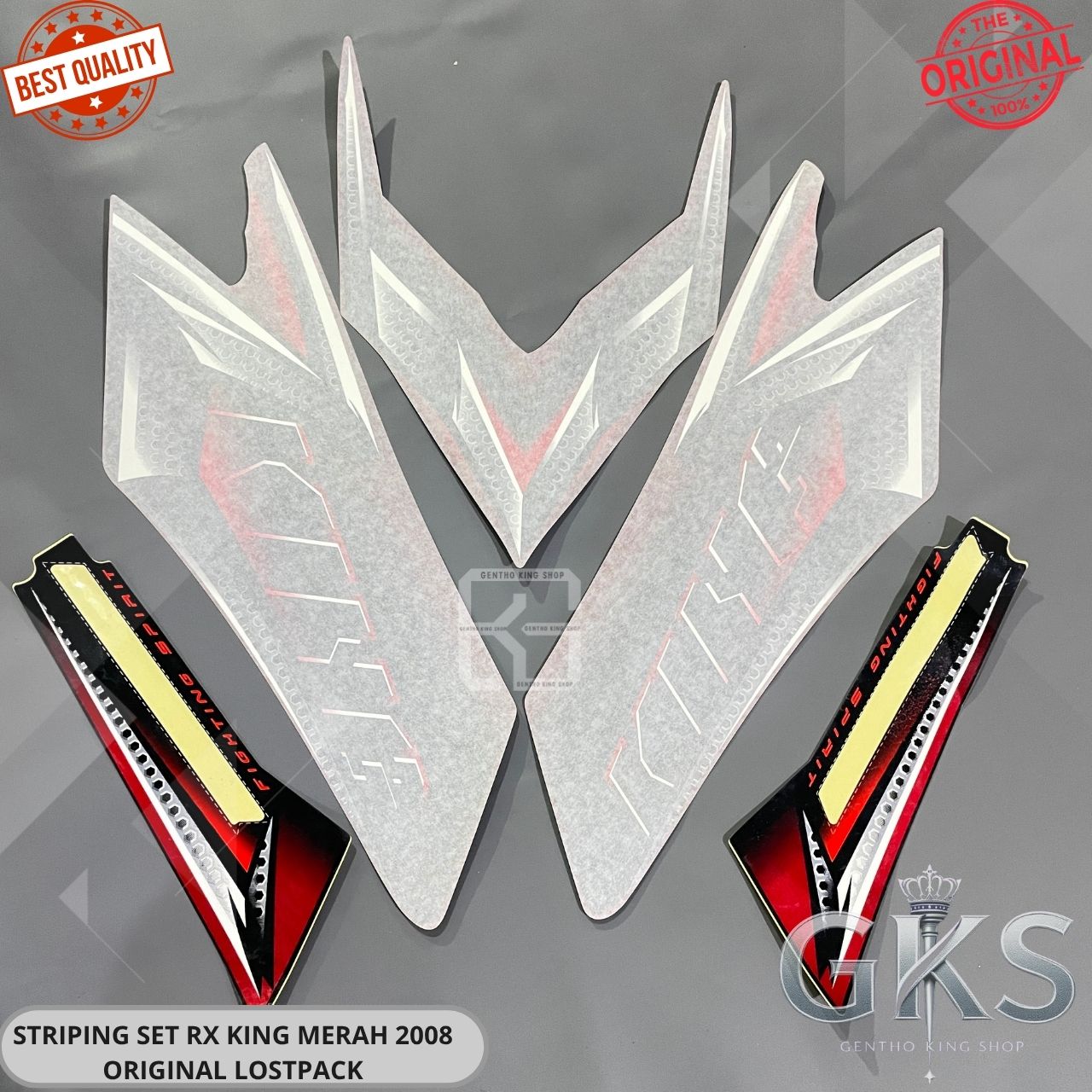 Striping Set Rx King Red 2008 Original Lostpack Harga 200,000 rupiah*Gratis Ongkir