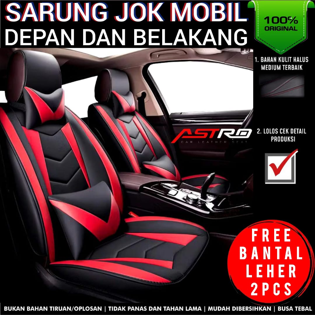 Sarung jok mobil toyota hilux double cabin full set depan belakang bahan kulit tebal ferari Harga 1,065,000 rupiah*Gratis Ongkir