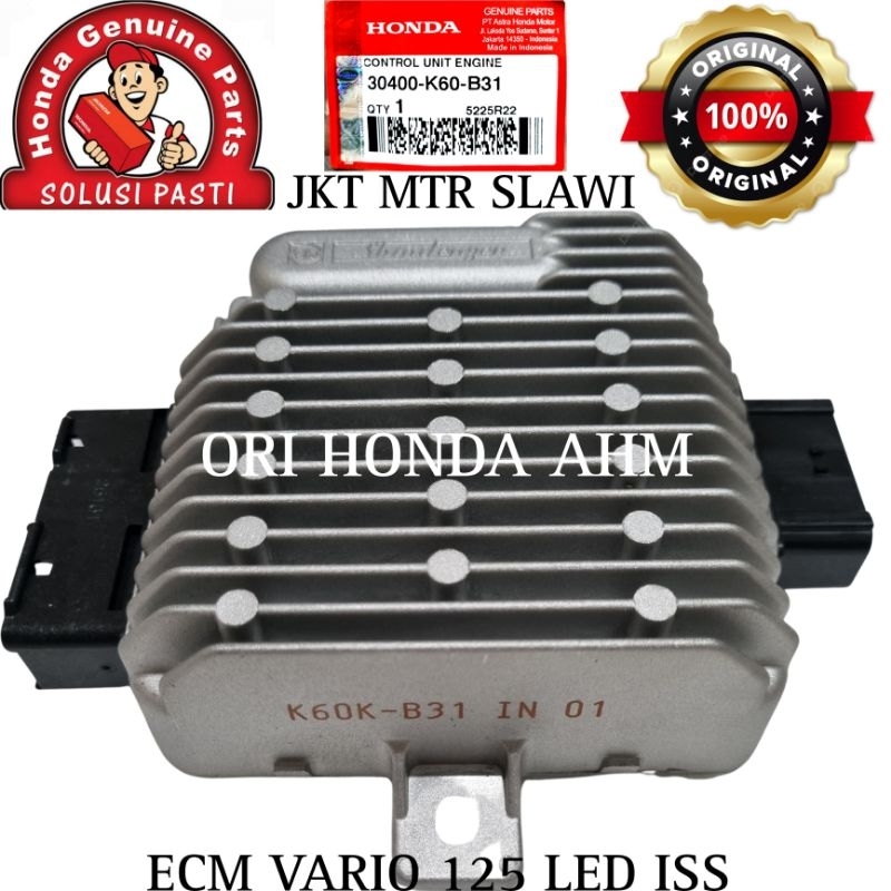 ecu ecm vario 125 led iss ori honda ahm asli honda 30400 K60 B31 Harga 1,400,000 rupiah*Gratis Ongkir