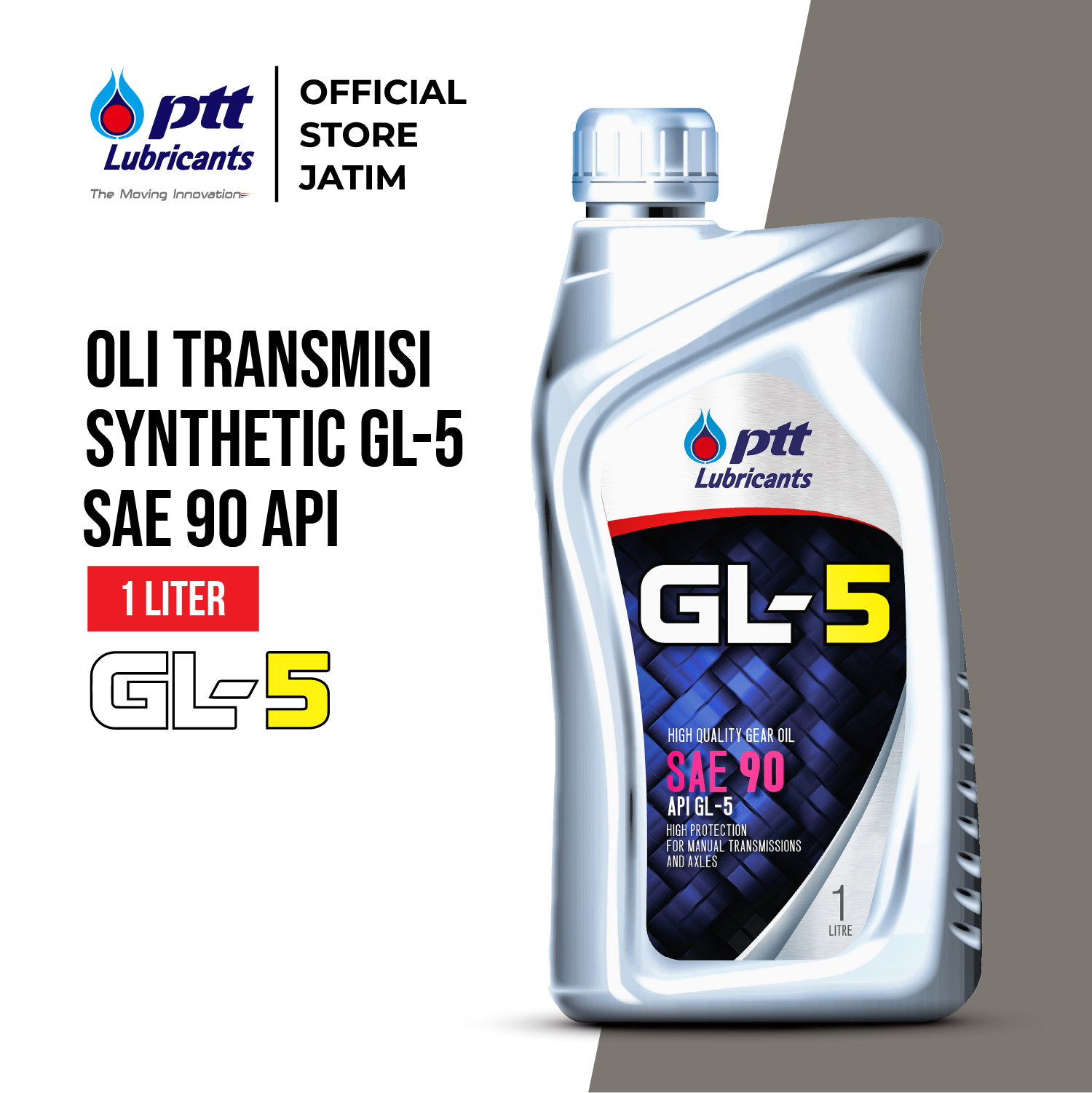 Ptt Transmission Oil Gl-5 Sae 90 Api Gl-5 [1L] Harga 98,000 rupiah*Gratis Ongkir