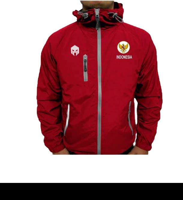 JAKET BOLA PRIA PERSIJA JAKARTA MODEL TRACKER WINDBREAKER COCOK