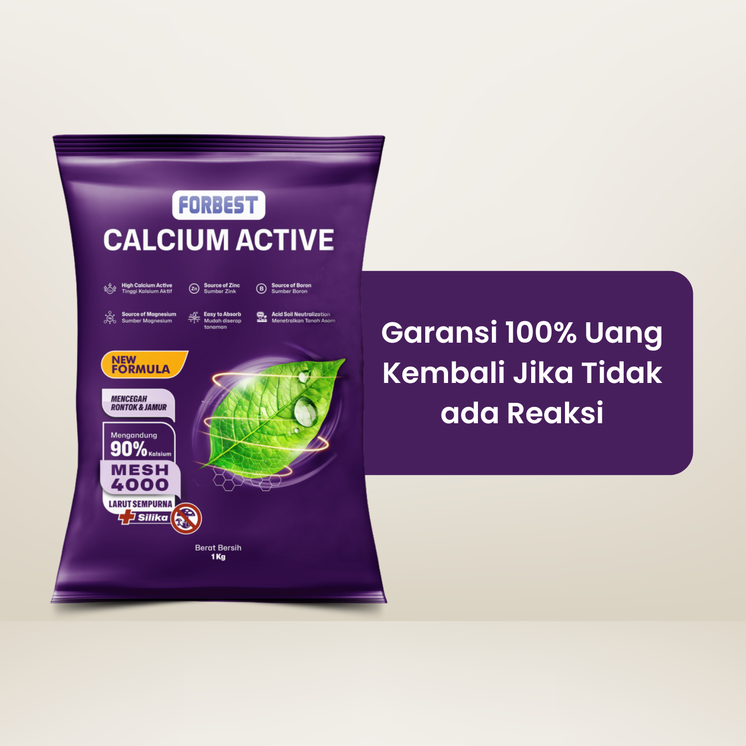 [NEW] Forbest Kalsium Active Plus Boron Zink dan Silika Anti Rontok dan Busuk Buah Booster Pelebat Buah