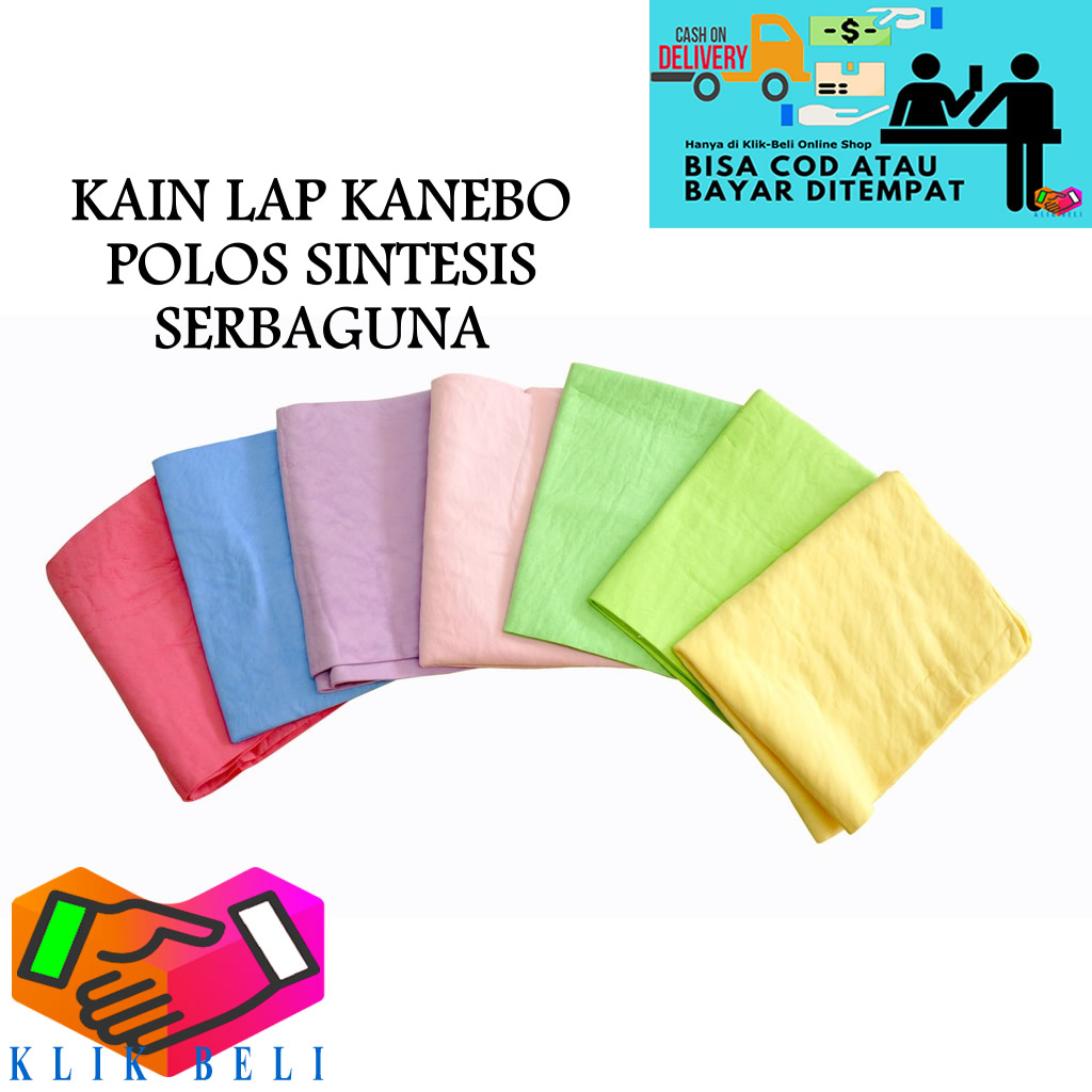 Klik-Beli Kanebo Plas Chamois Kain Lap Serat Sintesis Polos Refill Harga 8,872 rupiah*Gratis Ongkir