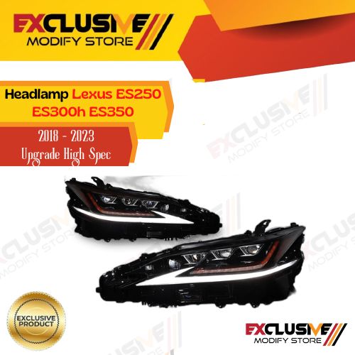 Head lamp Lexus ES200 ES260 ES300H 2018-2023 upgrade type High Harga 27,350,000 rupiah*Gratis Ongkir