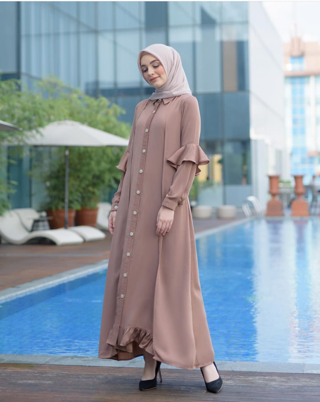Pabrik Baju DIVA MAXI Bahan Mosscrepe Gamis Wanita Murah Maxi Dress Gamis Kondangan Gamis Terbaru 2020 Modern
