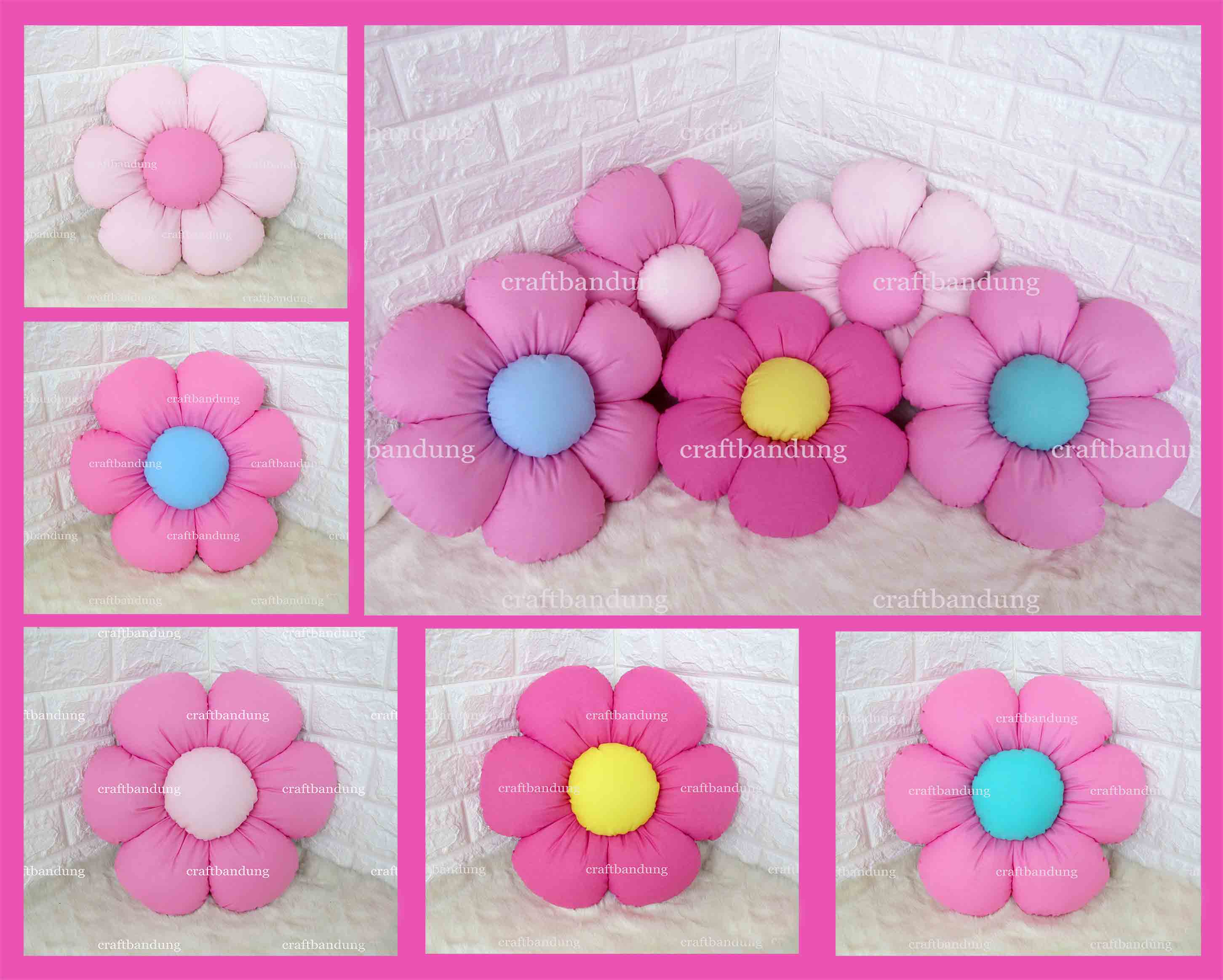 Bantal Sofa Bunga