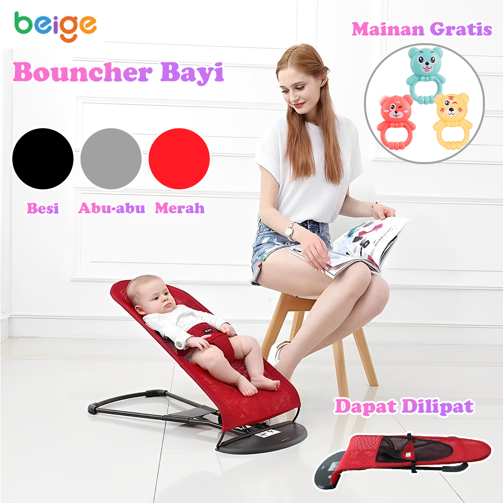 Baby swing chair folding baby bouncer infant seat baby rocking bed