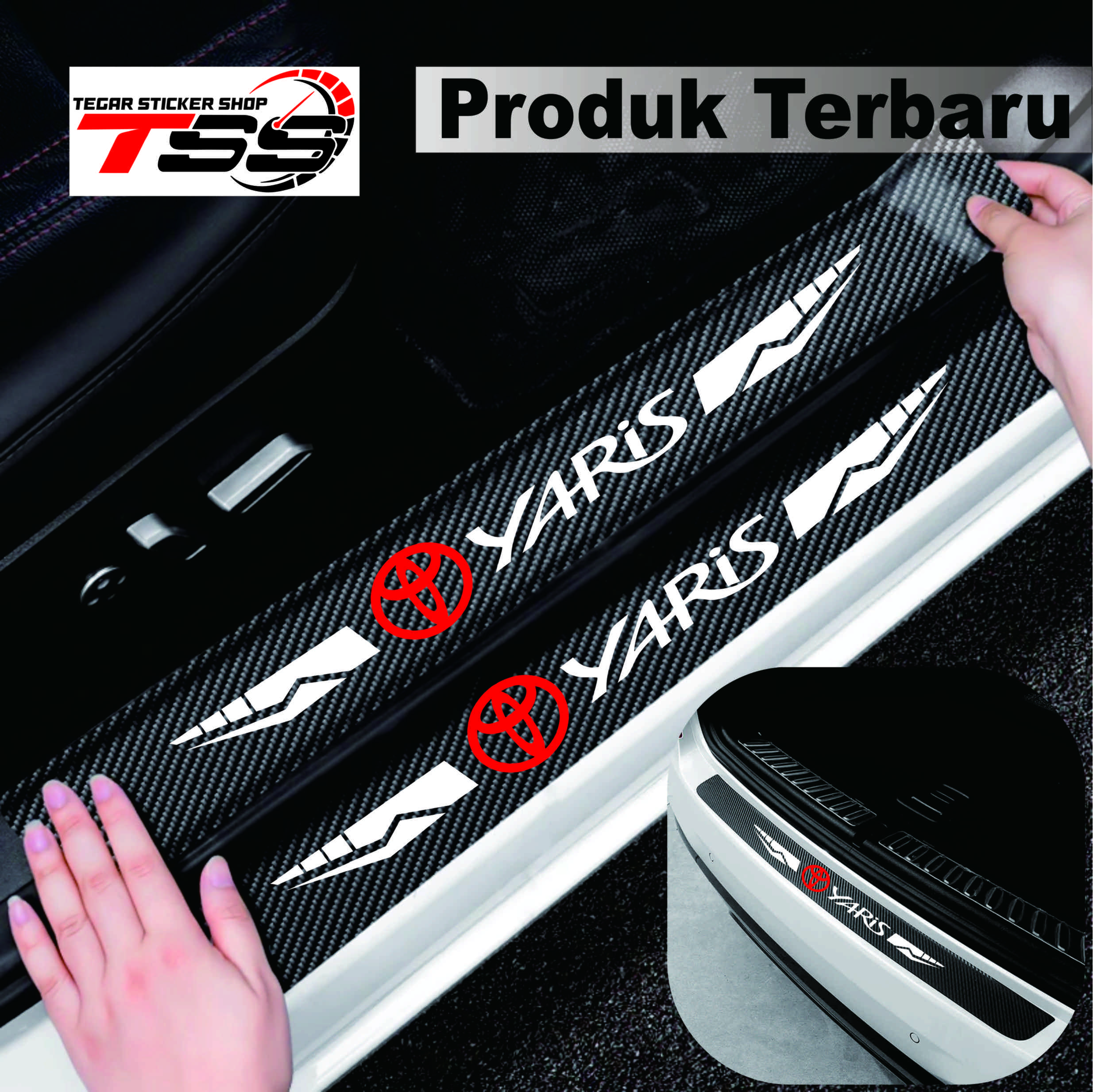 5 pcs sticker mobil toyota yaris sticker sill plate carbon 3D pijakan pintu dan bumber bagasi mobil toyota yaris sticker carbon yaris 3D pijakan pintu dan bumber bagasi mobil toyota yaris Harga  22,500 Ringgit*Penghantaran Percuma