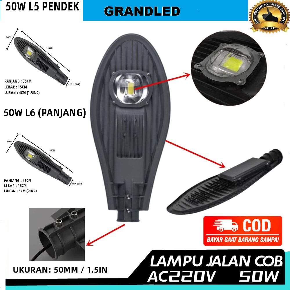 Harga lampu hias	 Lampu Pju Lampu Jalan Led 50Watt White6500Kpju Lampu Jalan 50W Pju Cob Led 50Watt Kap Sorot Cobra Ou 	