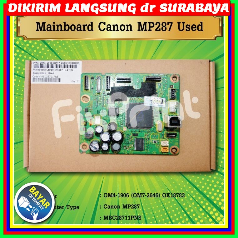 mainboard printer canon mp287
